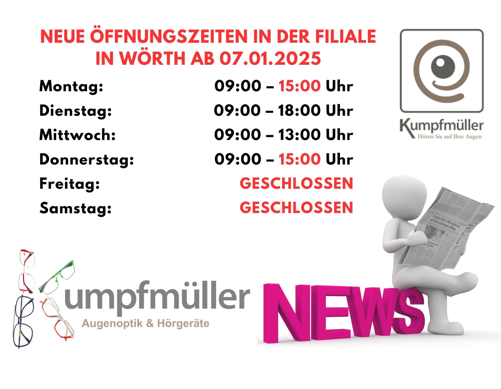 Öffnungszeiten