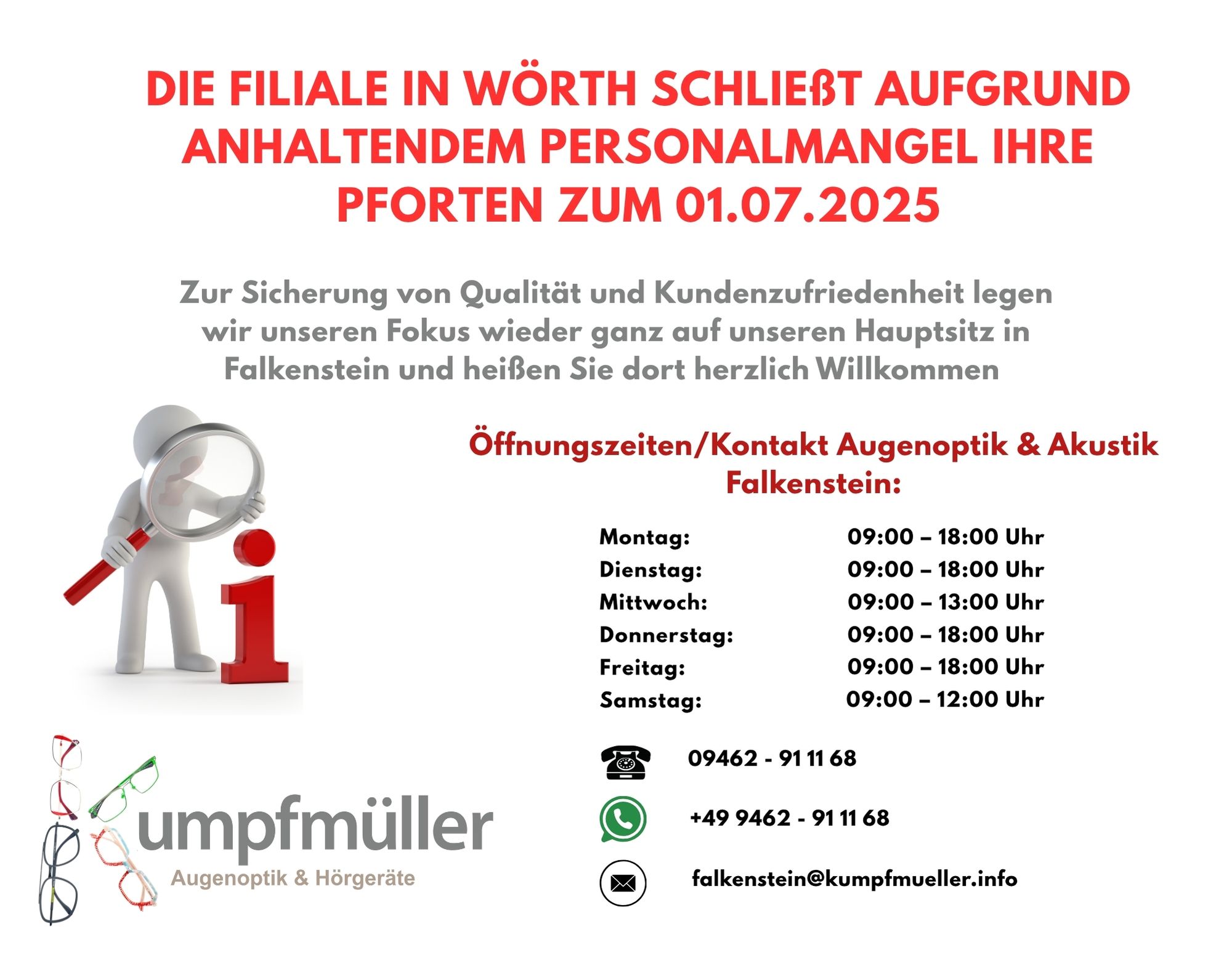 Öffnungszeiten